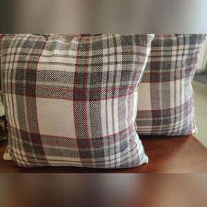 Plaid Throw Pillow Covers